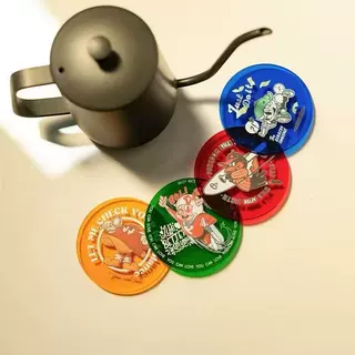 亚克力杯垫DIY定制高透明材质定做个性图案logo广告礼品
