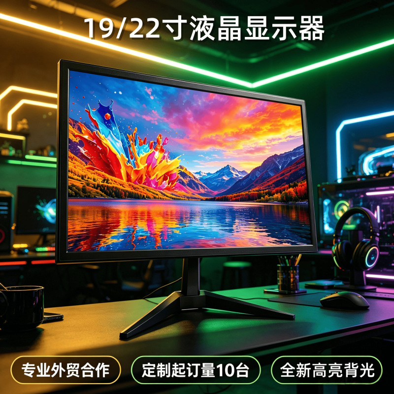 Factory Foreign Trade 19inch Monitor 1440*900 Resolution 75Hz High-Definition 22inch Lcd Display Screen Wholesale Factory Foreign Trade 19inch Monitor 1440*900 Resolution 75Hz High-Definition 22inch Lcd Display Screen Wholesale