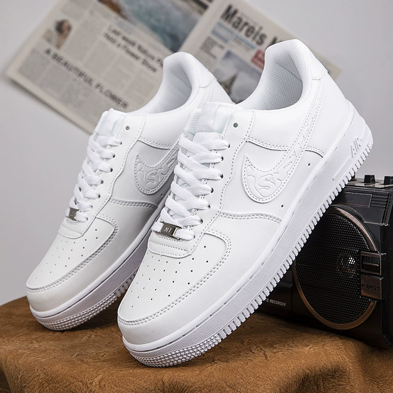 Nike Air Force 1, спортивные кроссовки для отдыха, низкие белые туфли для мужчин и женщин