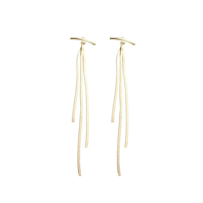 Серьги с кисточками, серебряная игла, двойное ношение, простой и элегантный дизайн, образец серебра 925