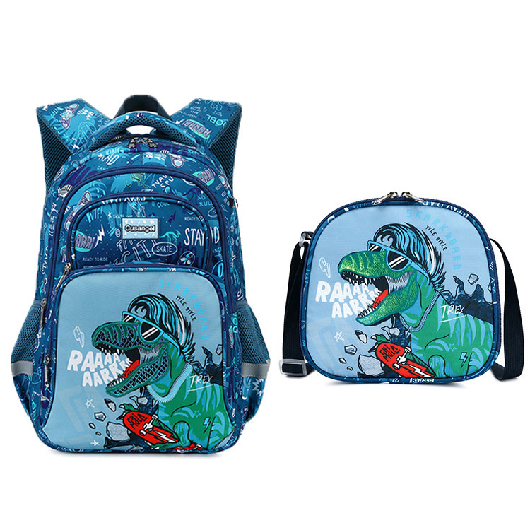 Mochila Escolar de Primaria 1-3 Grado de Tela Oxford Transpirable, Súper Ligero, Protección de Columna para Escuela