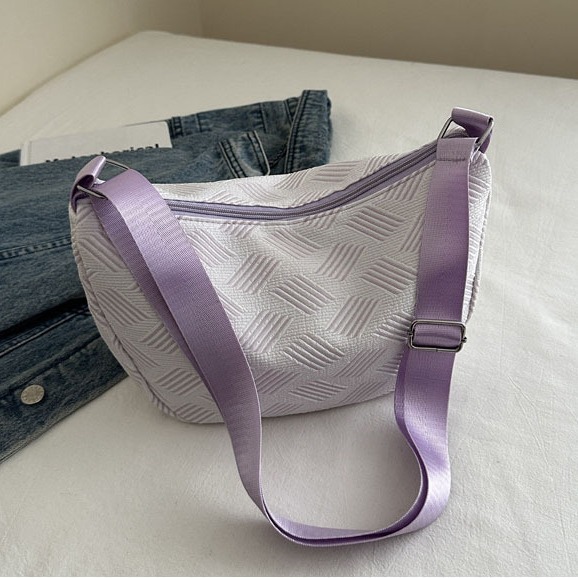 外贸简约休闲ins风洋气2024大容量新款清新森系时尚单肩斜挎包