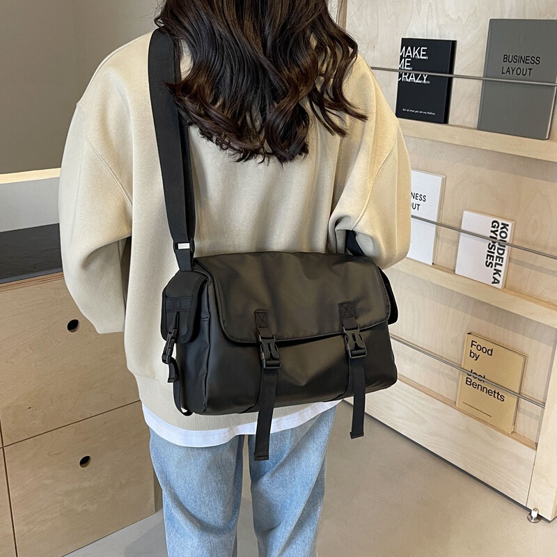 2026 New Niche Messenger Bag in Large and Small Sizes, Crossbody Shoulder Bag, Trendy Brand Ruiying, Versatile Fashion Backpack for Men and Women