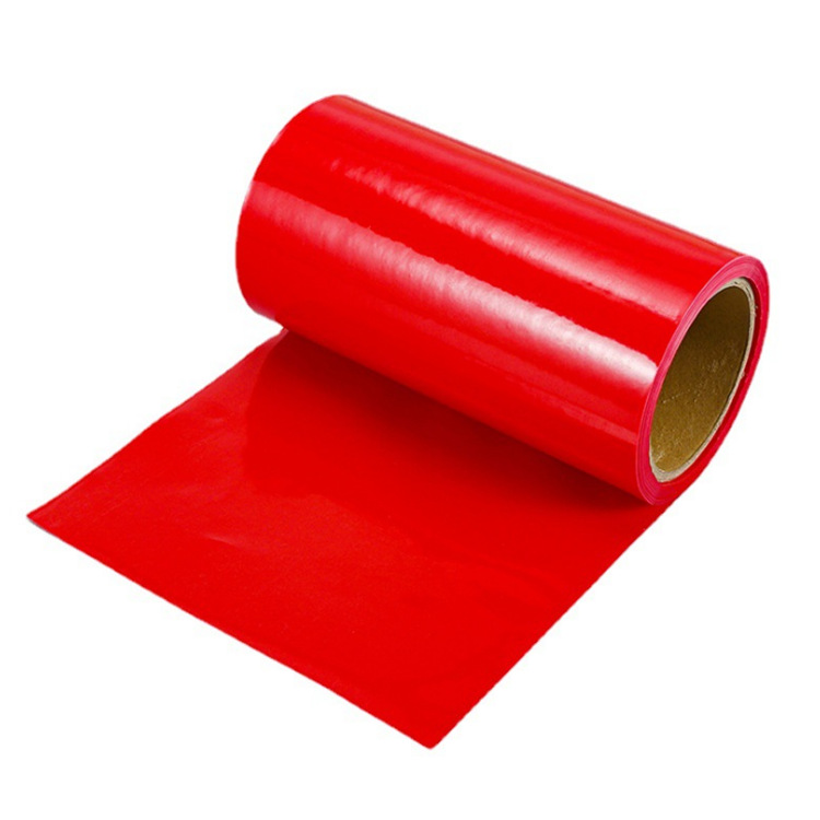 供应中粘pe保护膜 高粘耐刺型红色家具门窗保护膜 PE红色保护膜