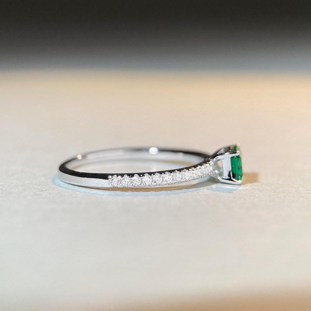 Fashion Geometric Sterling Silver Plating Zircon Rings 1 Piece