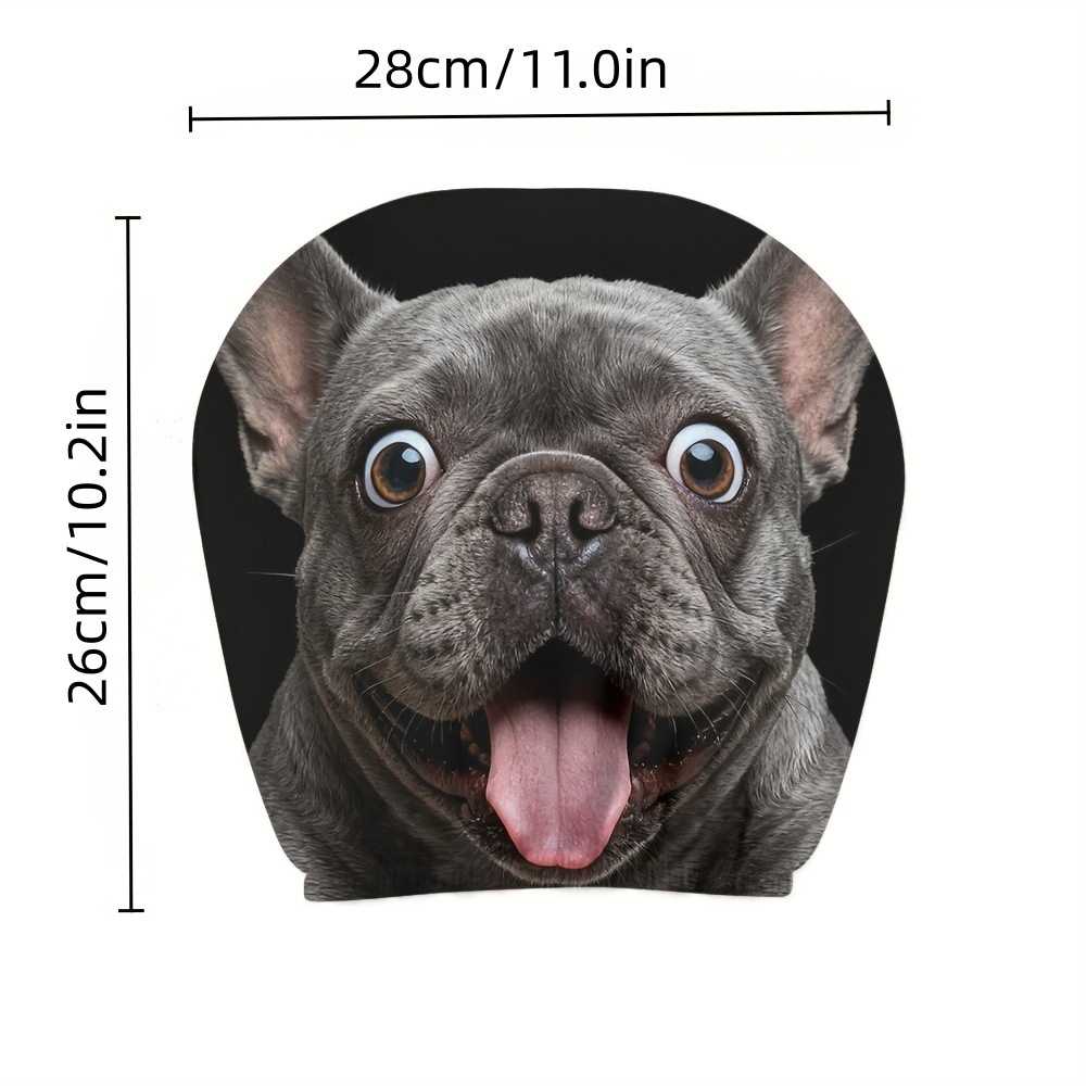Universal Printed Headrest Covers for Cars, Various Quirky Prints, Polyester, Breathable, Antibacterial, Does Not Shrink or Become Hard