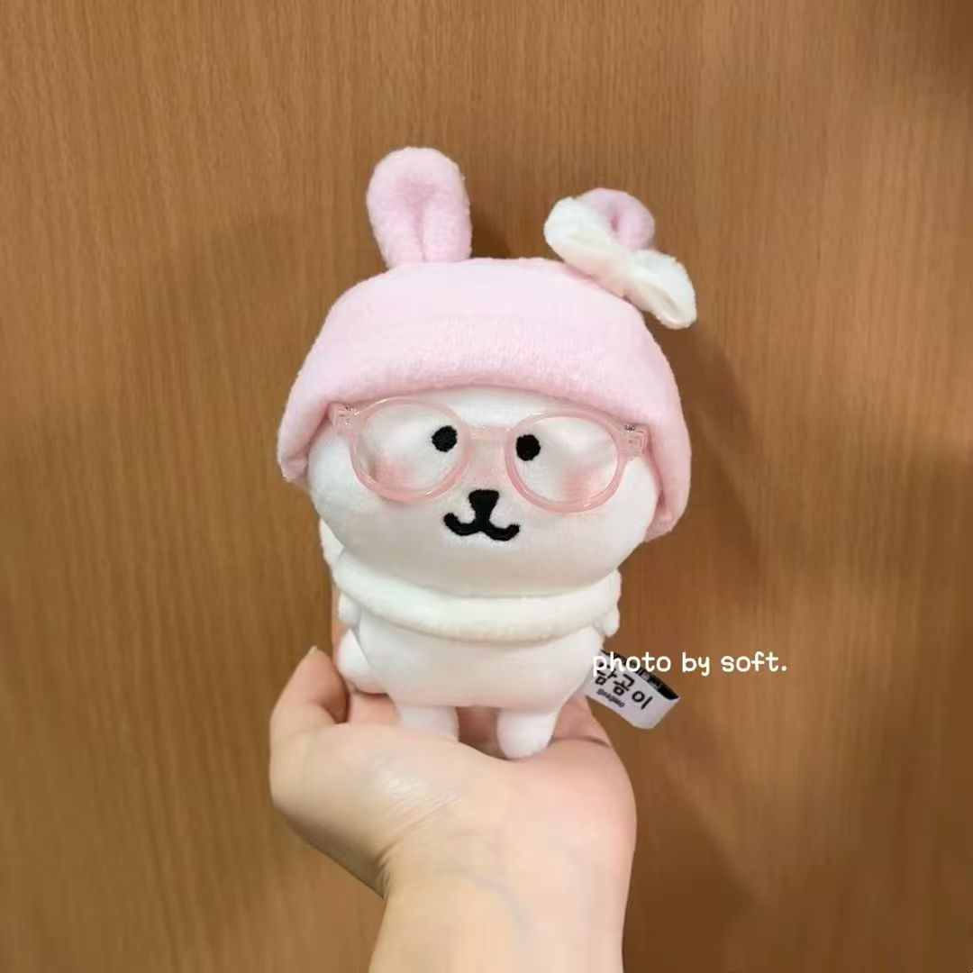 Rabbit ear hat + wings + glasses