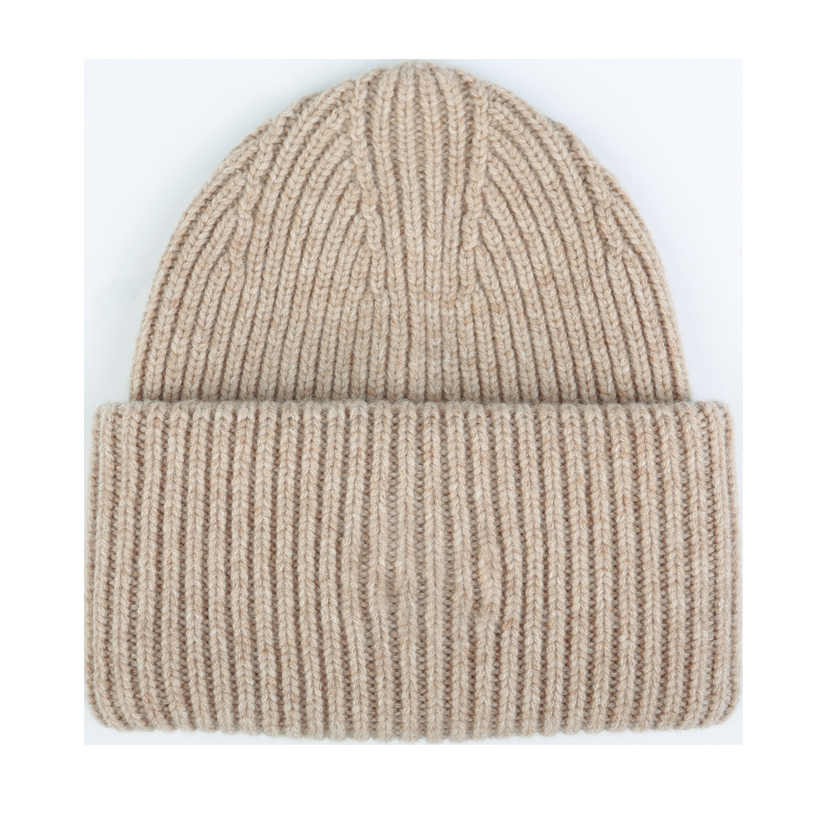 【スポット】新商品100% メリノウール保温ニット帽秋冬人気オーダーメードLogoフリップコールドキャップ