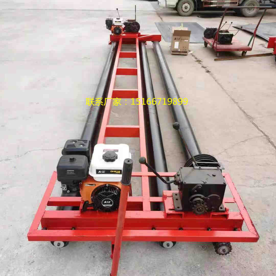 柴油三辊轴式震动摊铺机 乡村水泥道路摊平机 马路公路找平机金尊
