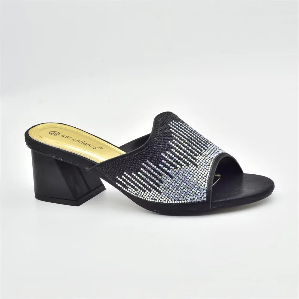 Shoes and Bags Women's rhinestones Wedding Party Banquet Heels and luxury clutch bags_voghion.com