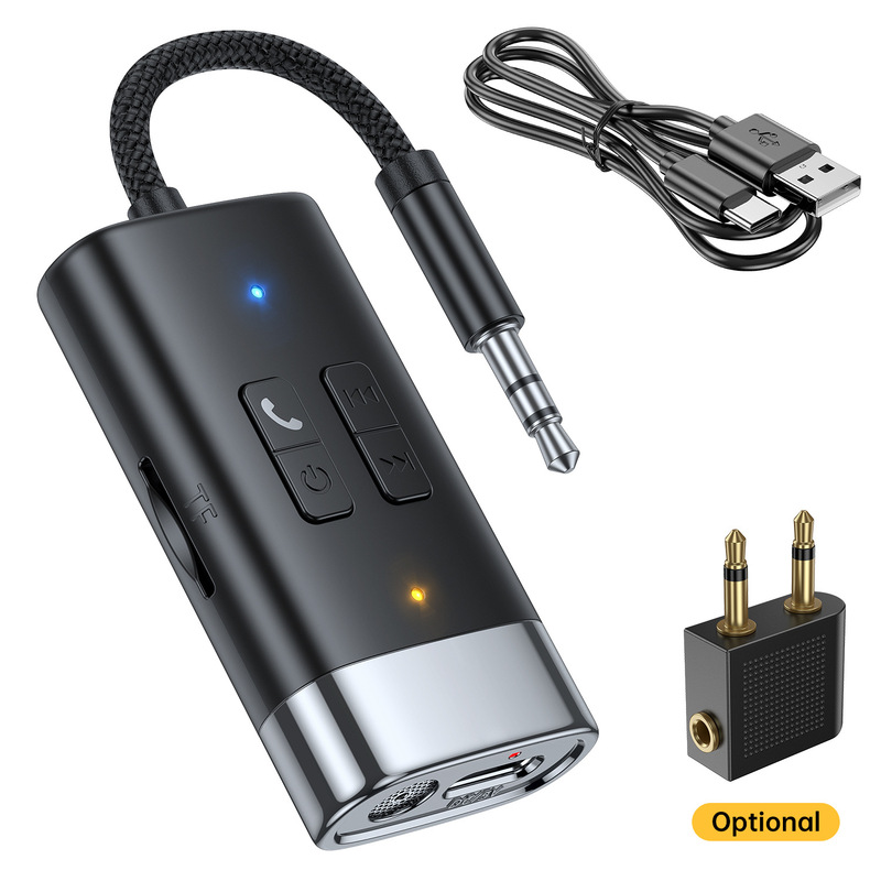 Transceiver Integrated G76 Car Aux Bluetooth Receiver Bluetooth 5.4V Adapter 3.5mm Audio Conversion Connector Transceiver Integrated G76 Car Aux Bluetooth Receiver Bluetooth 5.4V Adapter 3.5mm Audio Conversion Connector