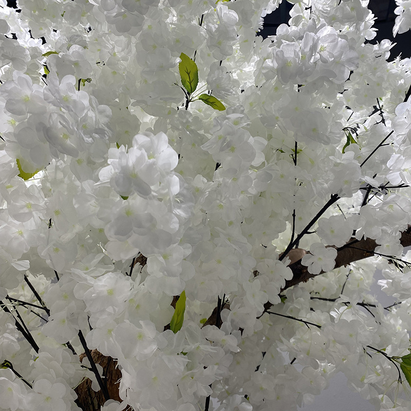 Simulación de árboles de cerezo fabricantes de árboles simulados directamente hoteles residencial decoración del hogar árbol de deseo blanco árbol de decoración paisajística