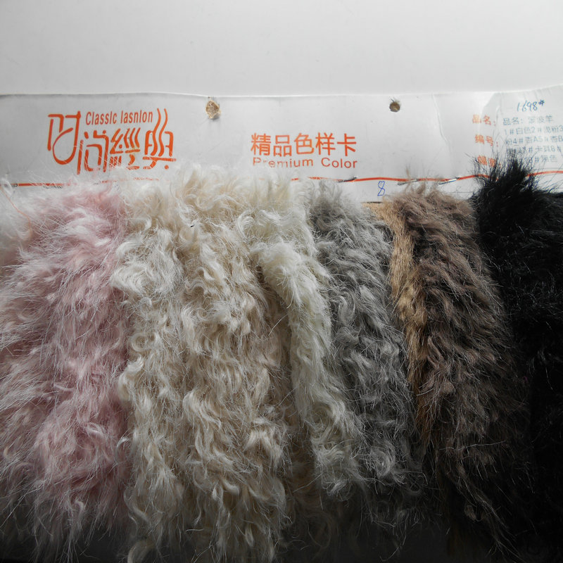 波斯羊绒 羊圈羊绒仿羊毛人造毛 曲卷长毛绒 小羊绒皮草外套面料