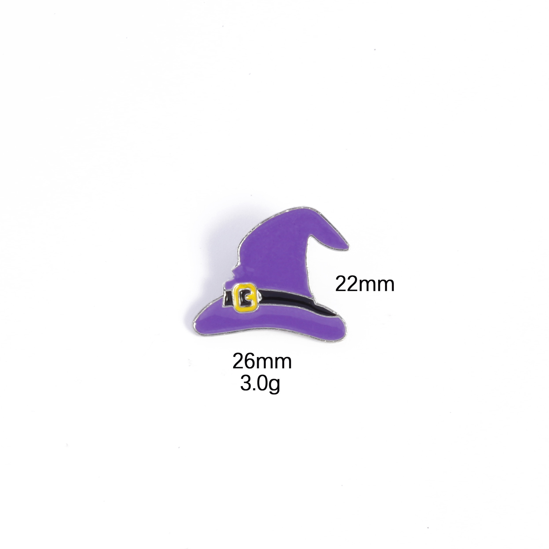 10g Weight Brooches Classification Party, Festival Occasion Zinc alloy Material Halloween Festival Pumpkin, hat, Skull Pattern Unisex Gender Enamel Design Cute, Funny Style Cute Funny Pin Pumpkin Hat Skull Zinc Alloy Enamel Unisex Brooches 7