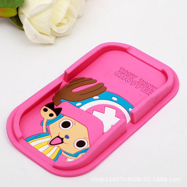 Cartoon Car Anti-Slip Mat Mobile Phone Holder Car Dashboard Anti-Slip Mat Desktop Navigation Mobile Phone Holder Base Customization