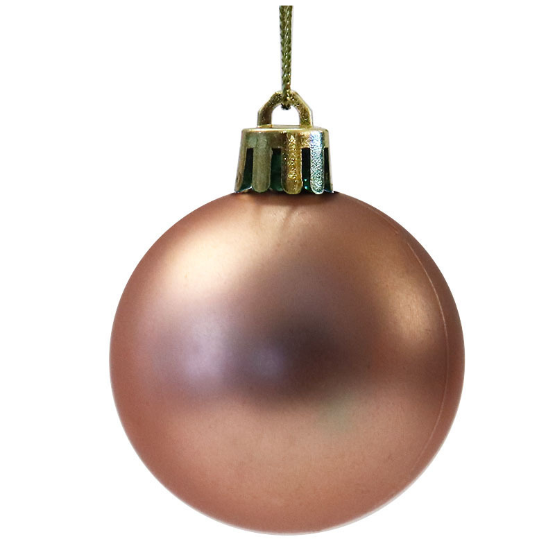 Venta al por mayor BOLA DE Navidad a granel pequeña bola ventana decoración de la boda galvanoplastia de plástico bola decorativa de Navidad 1,8-10cm
