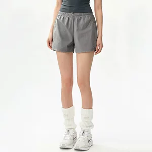 运动套装女夏季跑步训练瑜伽短裤户外健身服速干短袖防走光三分裤