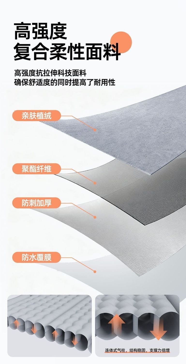 Volkswagen T-Roc trunk mattress, car air mattress, rear seat car sleeping pad, inflatable bed, folding bed for sleeping