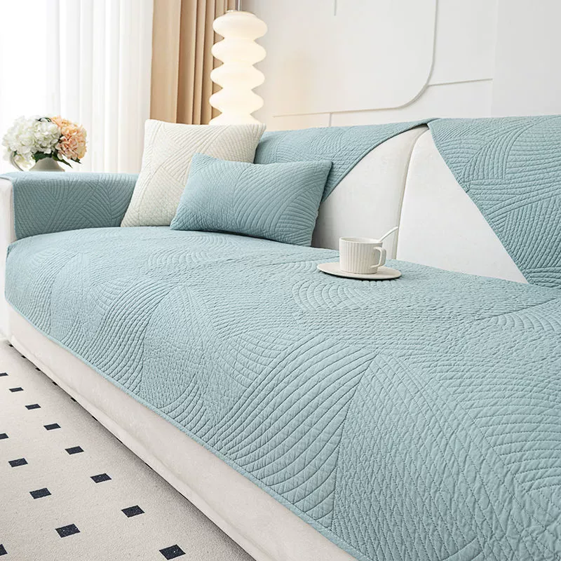 sofa cover scandinavian four‑season non‑slip seat protector, pillow/pillowcase options, multiple sizes