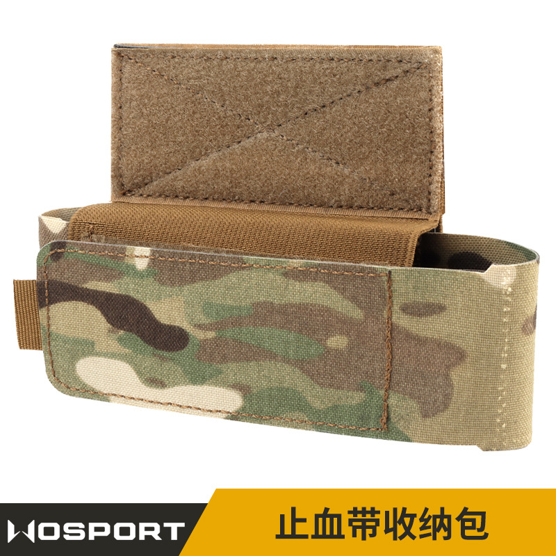 Wosport Multi-Purpose First Aid Equipment Storage First Aid Medical Tactical Sub-Bag Tourniquet Storage Camouflage Bag