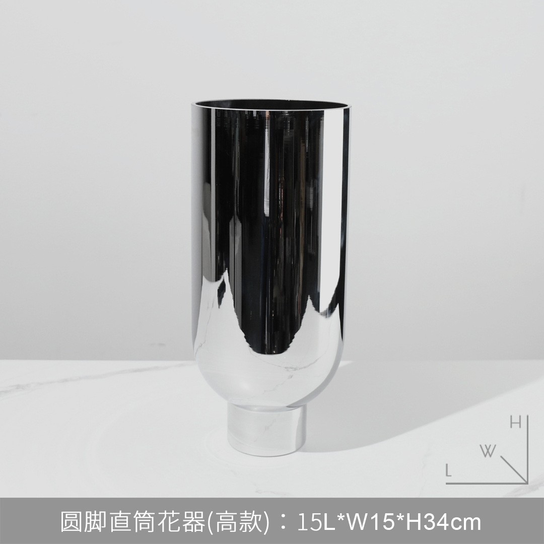 둥근 다리 직선 꽃 장치 (높은)