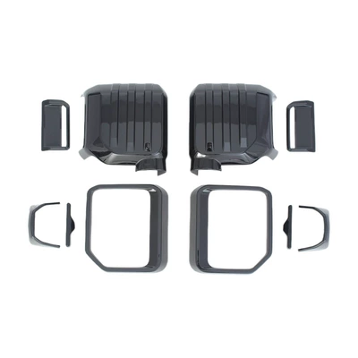 Other Automotive Exterior Supplies, Applicable to 24 Models - bright-black-reversing-mirror-cover-set