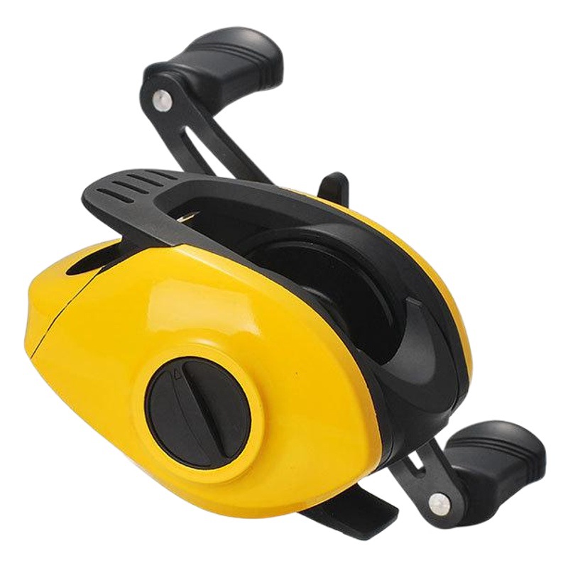 Comailong pequeña rueda amarilla rueda de gota de agua carretera rueda asiática carrete de pesca Lei Qiang negro micro-objeto rueda de modificación rueda boca de caballo rueda de largo alcance