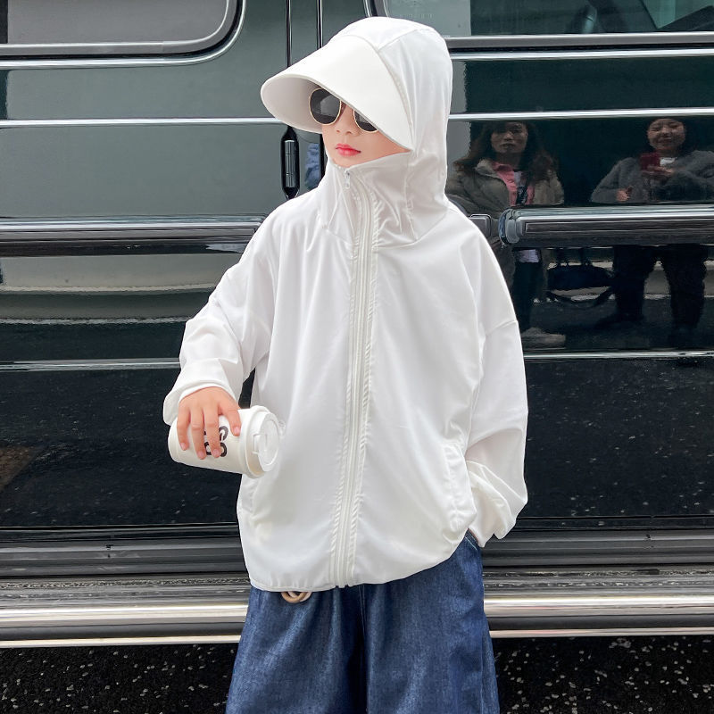 Niños de verano chaqueta delgada 2024 nuevo niño chino de moda fábrica de comercio de ropa de verano