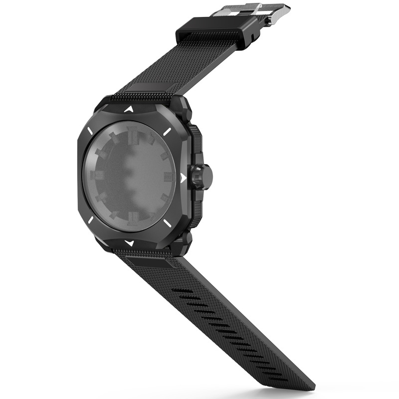 블랙 케이스, 블랙 벨트(바늘과 전자 무브먼트 포함)