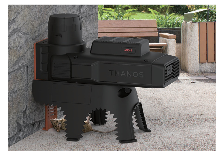 Trappola elettrica a doppia eliminazione per topi, dispositivo intelligente per il controllo dei roditori, per uso domestico e commerciale - Non a base di CO2_voghion.com