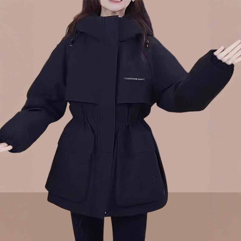 Workwear Parka down Jacket for Women 2025 Winter New Popular Mid-Length Thickeneded Warm Jacket Jacket Winter