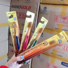 韓國原裝NANO gold金牙刷軟毛雙層家庭成人單支裝