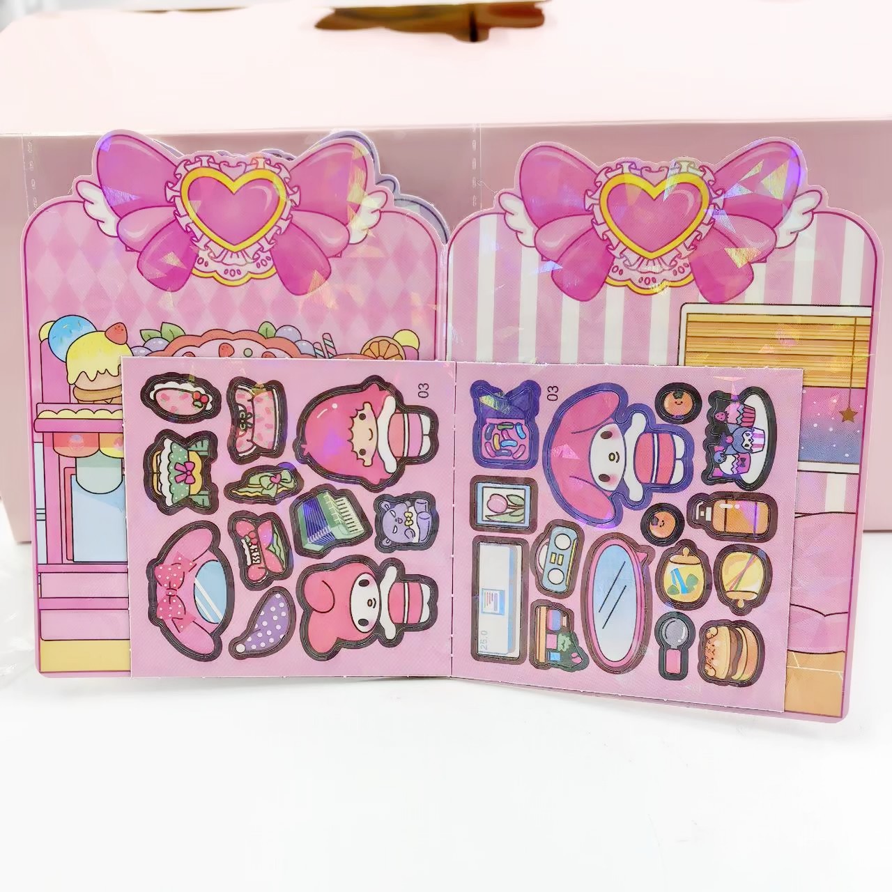 Nuevo bolsillo magnético libro silencioso jardín de infantes juego de regalos sin cortar dibujos animados DIY hechos a mano una variedad de mezclas y combinaciones 2 yuanes image 6