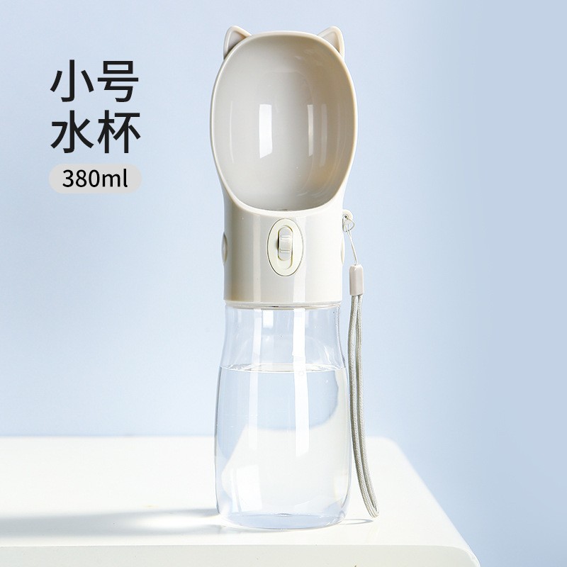 Mascota al aire libre taza de agua portátil gato y perro viaje taza de viaje agua comida taza vajilla para mascotas al por mayor