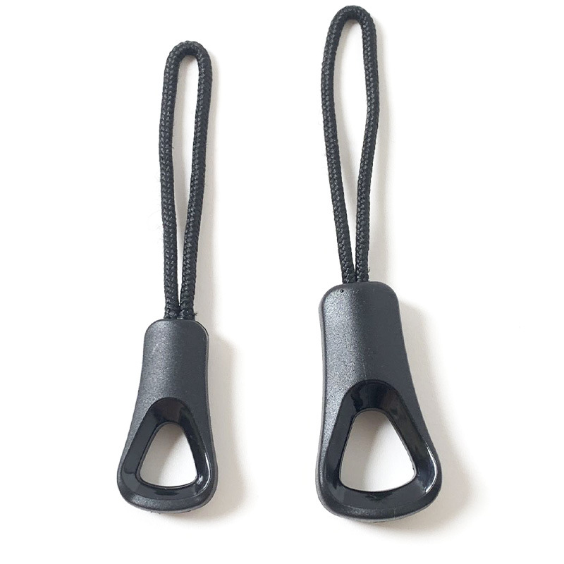 厂家批发塑料拉头挂绳 运动服装箱包拉链尾绳拉链拉片辅料配件