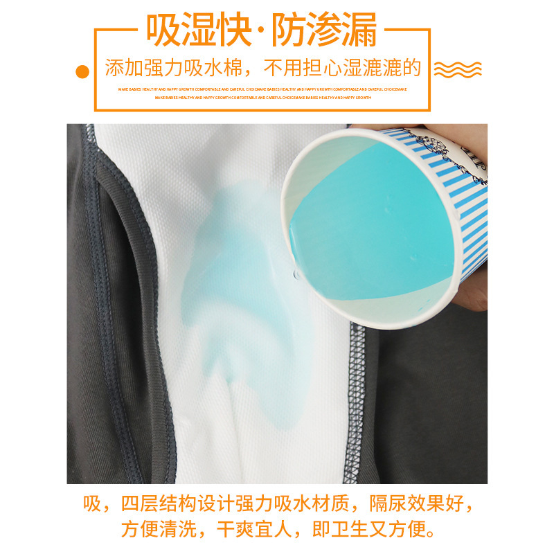 Zhongda Diaper Underwear for Middle-Aged and Elderly People, Micro Incontinence, Anti-Leakage, Care Underwear, Women's Washable Diapers, Pure Cotton Men's Underwear
