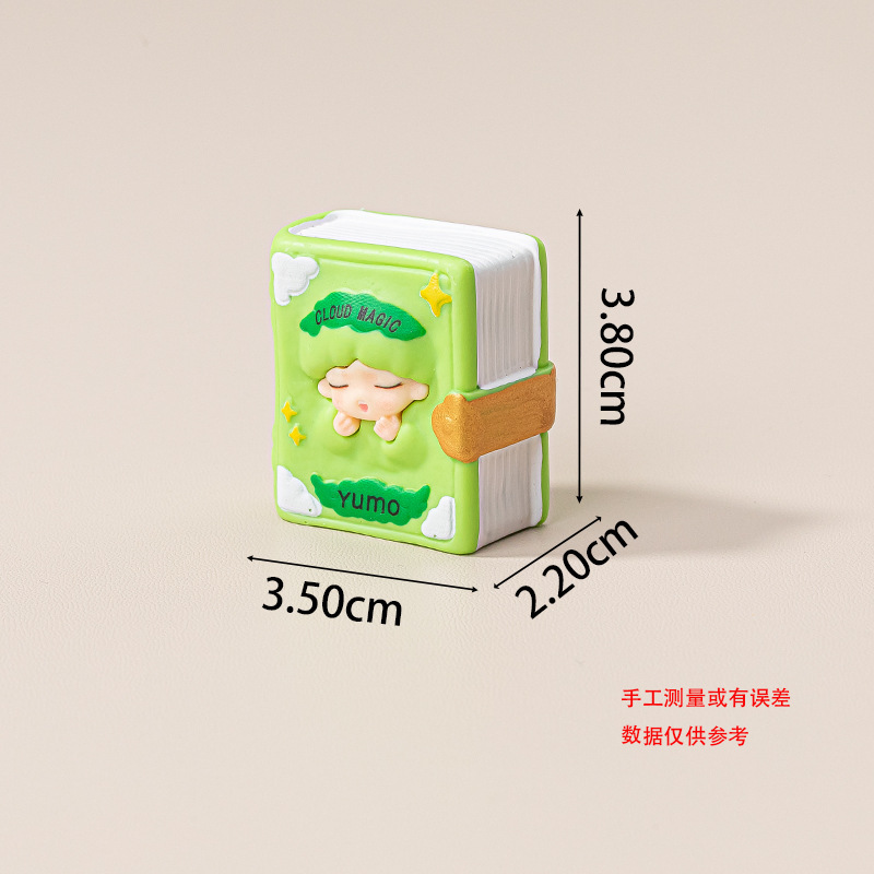 手感漆云梦魔法书 diy饰品配件萌粒盲袋树脂手办潮玩女生礼物摆件|undefined