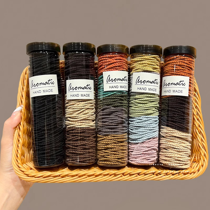 Samurai cabeza cuerda de cabello de cabello de cola de caballo alta cuerda de cabello bolas de cabello de cabello de alta elasticidad correa de cabello para hombres