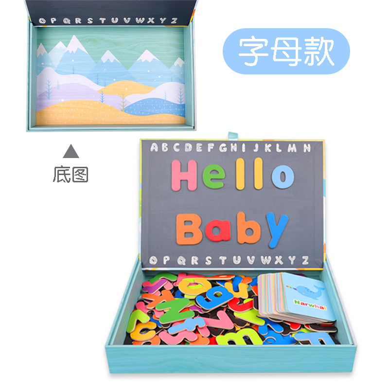 Cpc juguetes de educación temprana para niños transfronterizos juguetes de madera juguetes educativos juguetes de iluminación ayudas didácticas números letras en inglés