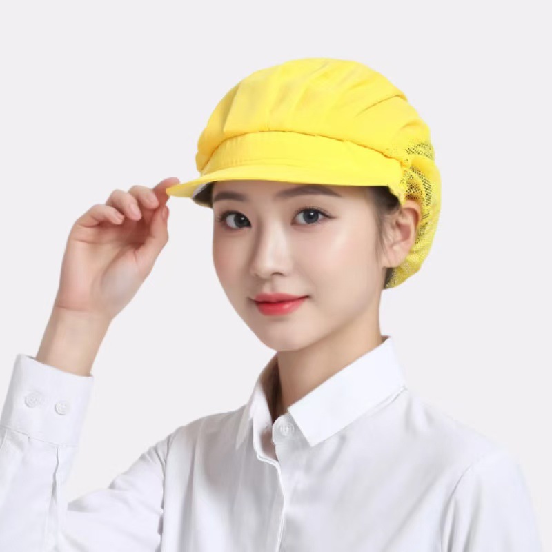 Sombrero de taller de alimentos respirable a prueba de humo de aceite sombrero de cocina sombrero de cocinera sombrero de cocinera sombrero de trabajo