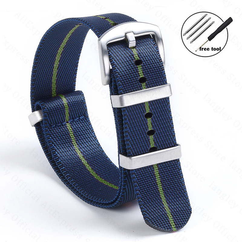 Watch Strap NATO NATO One Nylon Canvas Watch Strap 18/20/22mm Breathable