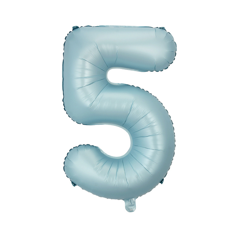 Versión americana verde digital flotante vacío globo de película de aluminio 32 pulgadas oro medio globo digital 34 pulgadas globo decoración al por mayor