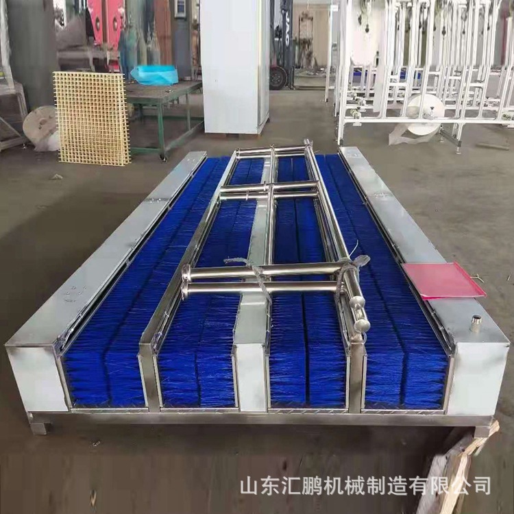 煤矿用双通道无动力煤靴清理设备 井下用矿工靴子清洗机2米洗靴机