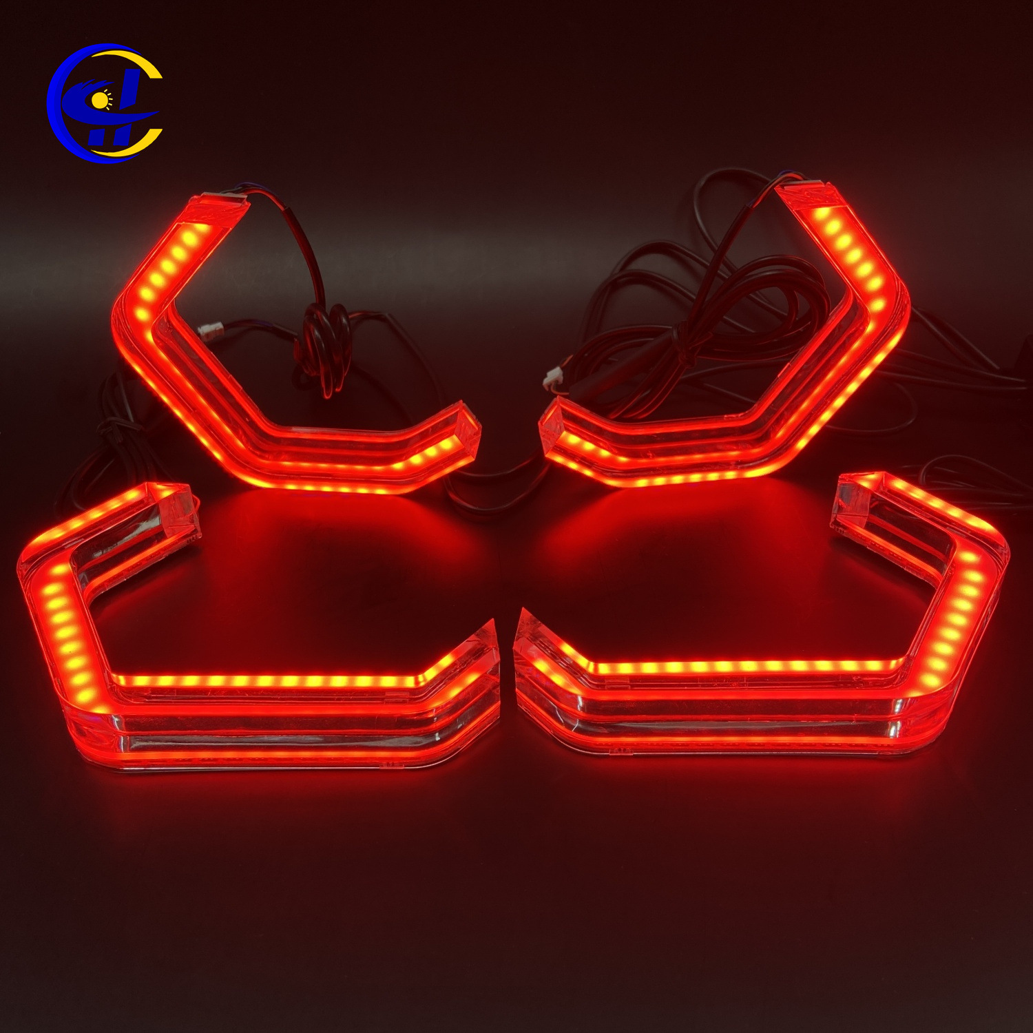 Suitable for E90 E92 M3 M4 car daytime running light LED angel eyes ice blue crystal angel eyes