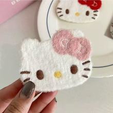 可爱蝴蝶结小猫无痕刘海贴魔术贴发饰少女前额侧边碎发贴整理神器