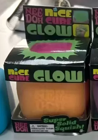 Cube night fluorescent version pinch music-orange [with logo]