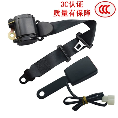 telescopic emergency locking, three-point seat Car seat belt - galvanized-k3-retractor-15cm-wire-base