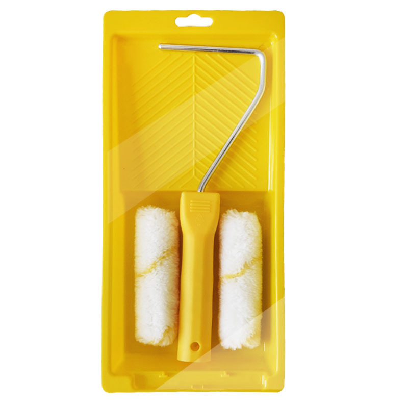 Comercio electrónico transfronterizo Juego de cepillos de tambor de 4 pulgadas Herramientas de pintura Combinación de tambor de pulgar pulgadas rollerkid4''