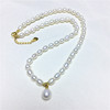 Fashionable pendant from pearl, lightweight necklace, wholesale