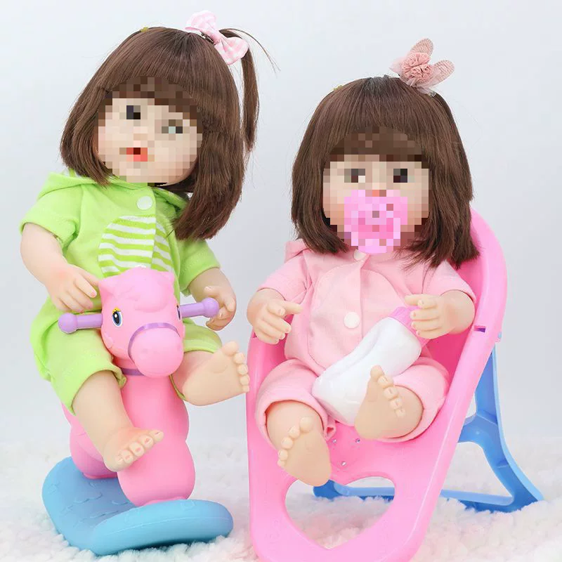 Doll for dressing up, toy girl's from soft rubber, makes sounds
